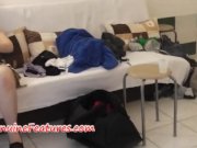 Nasty teen with cute small tits in backstage 16/16