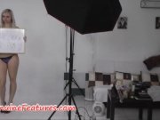 Two sexy czech chicks in one backstage clip 13/16