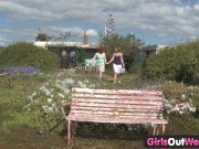 Girls Out West - Hairy amateur lesbians 1/16