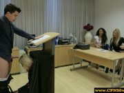 Femdom humiliating her sub by sucking cock 11/16