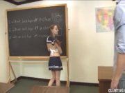 Cute Schoolgirl Jerks Off Her Teacher 5/16