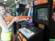 Humping playful Zoey Foxx's pussy outdoors 4/16