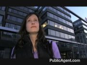 PublicAgent - Evelyn strips off outside 4/16