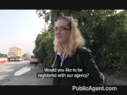 PublicAgent - Blonde in glasses gets fucked 4/16