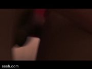 Beautiful women in purple basque made love 13/16