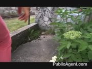 PublicAgent - She gets spit-roasted outdoors 10/16
