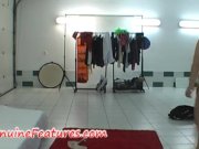 BUSTY czech chick gets cumshot on tits! 2/16