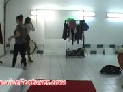 BUSTY czech chick gets cumshot on tits! 7/16