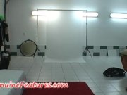 BUSTY czech chick gets cumshot on tits! 8/16