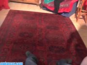 Tasty brunette does strip and lapdance 12/16