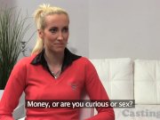 Castingxxx Skinny blonde takes Creampie  2/16