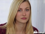 Casting Couch-X Blonde cheerleader shows off  3/16