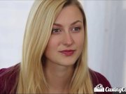 Casting Couch-X Blonde cheerleader shows off  4/16