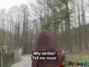 Girlfriends - Lesbians go in to woods 2/16