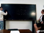 Hotgold Hot Busty Milf Teacher goes wild with 2/16