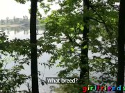 Girlfriends - Two hot lesbians sex in woods 2/16