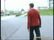 Pick up german Blonde for her first anal 2/16