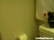 Teen POV blowjob in the bathroom 10/16