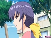 Busty hentai babe tittyfucks and rides cock 1/16