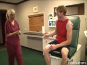 Blonde Nurse Has A Cum Shower 1/16