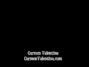 Horny Carmen Valentina bathroom voyeur 16/16