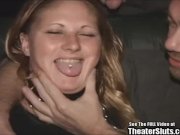 Porn Theater Cum Slut Freak On a Leash! 6/16