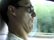 German Girl sucks cock in car trip 6/16