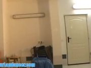 Charming lady lapdances for a stranger 9/16