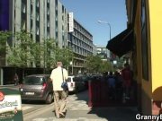 Busty granny is picked up by young stud 3/16