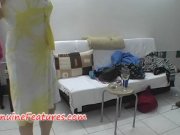 Busty girl in hot backstage clip 8/16