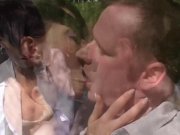 Sexy short haired brunette hummers horny dick 2/16