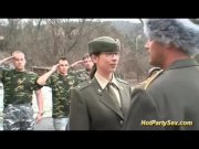 Military Chick gets soldiers cum 2/16