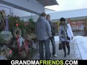 Two dudes pick up mature babe 1/16