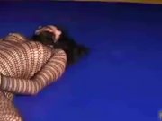 Babes in catsuits catfighting in a ring box 4/16