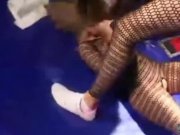 Babes in catsuits catfighting in a ring box 5/16
