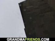 They film 3some with old bitch 1/16