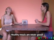 Girlfriends - Hot lesbians play cards 4/16