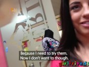 Girlfriends - use iphone in public bathroom 4/16