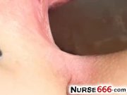 Alexa Bold is uniform euro slut with big toy 10/16