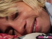 Girls Out West - Aussie girl rubs her clit 12/16