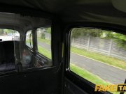 FakeTaxi - Stunning blonde flashes her ass 1/16