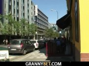 He picks up and fucks busty granny 6/16