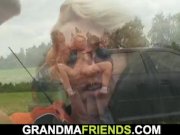 They pick up her from gas station and fuck in 12/16