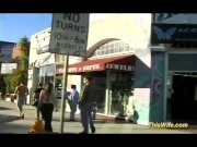 Naughty wife enjoying threesome  1/16