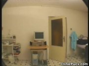 Naughty Female Doctor Examines A Cock 14/16