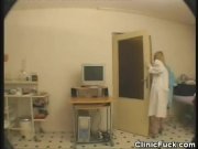 Naughty Female Doctor Examines A Cock 15/16