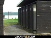 Big titted old blonde rides his horny cock 2/16