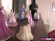 Girls Out West - Lesbian plumpers scissoring 2/16