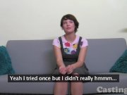 CASTING - Cute girl takes Huge facial 2/16