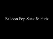 Kinky Charlee Chase blows a balloon and cock 1/16